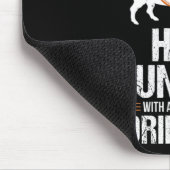 ホッグ狩りおもしろいウィークエンドビアボーハンターピッグギフト マウスパッド (コーナー)