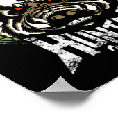 ホッグ狩りおもしろいボーハンターギフト ポスター (角)