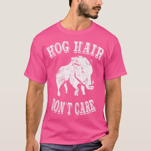 ホッグ狩りホッグヘア気にドント Tシャツ (正面)