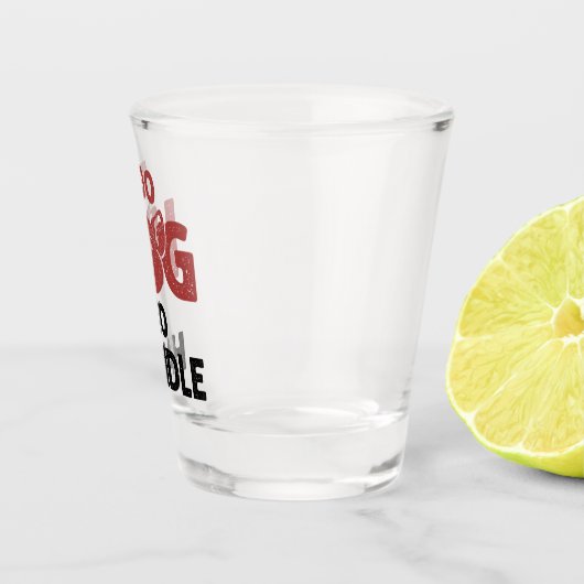 ホッグ農家農業ファームToo Hog to Handle ショットグラス (右)