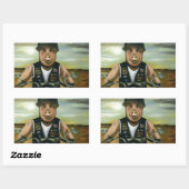 ホッグ・ワイルド 長方形シール (シート)