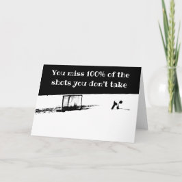 ホッケやる気を起こさせるーカード カード