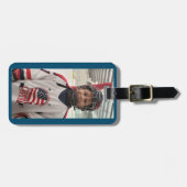 ホッケパーソナライズされたーバッグラベル ラゲッジタグ (正面横)