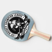 ホッケパーソナライズされたープレーヤーアイスリンクチームアスリート 卓球ラケット (横)