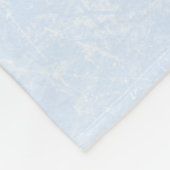 ホッケパーソナライズされたー選手センターアイス&パック フリースブランケット (角)