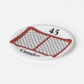 ホッケパーソナライズされたー ペーパープレート (アングル)