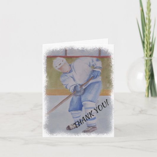 ホッケーありがとう サンキューカード (正面)