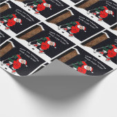 ホッケーおもしろいギフト包装紙 ラッピングペーパー (角)