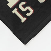 ホッケーおもしろいトランプ選手のクールヴィンテージアイスホッケー フリースブランケット (角)