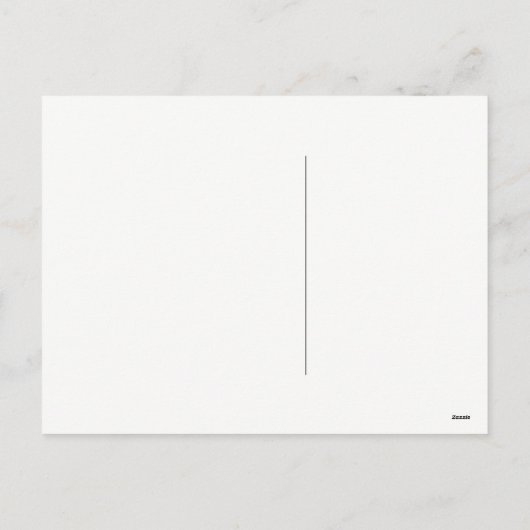 ホッケーおもしろいホリデークリスマスポストカード シーズンポストカード (裏面)