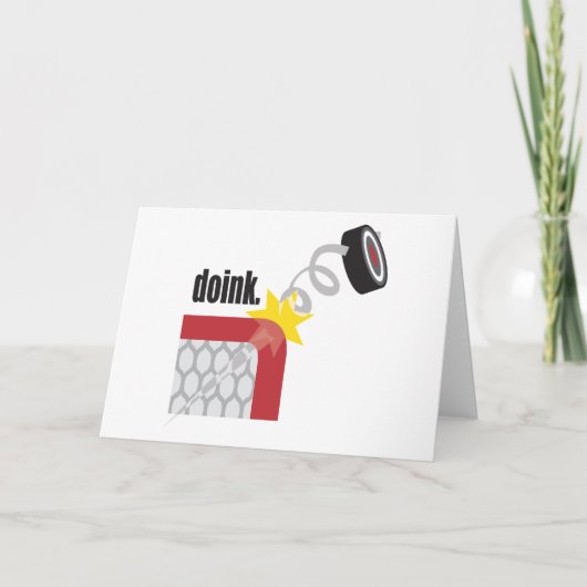 ホッケーおもしろい カード (正面)