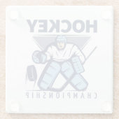 ホッケーおもしろい ガラスコースター (裏面)