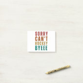 ホッケーおもしろい ポストイット (デスク上)