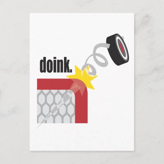 ホッケーおもしろい ポストカード (正面)