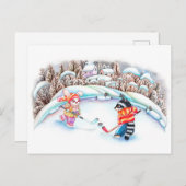 ホッケーおもしろい ポストカード (正面/裏面)