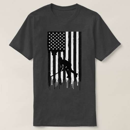 ホッケーおもしろい Tシャツ (デザイン正面)