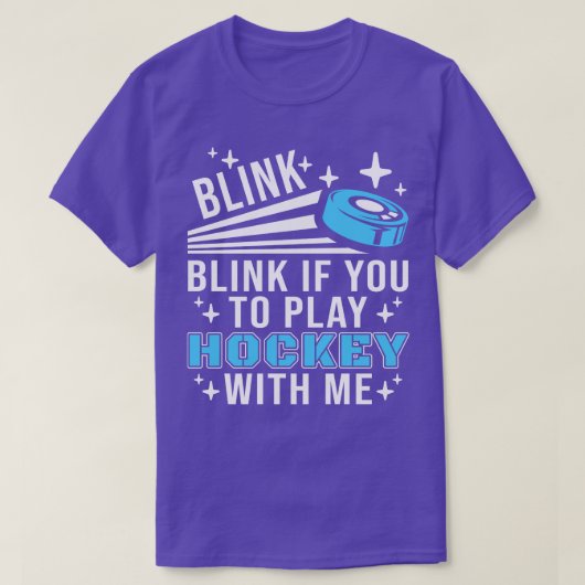 ホッケーおもしろい Tシャツ (デザイン正面)