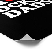 ホッケーが大好きなパパ ポスター (角)