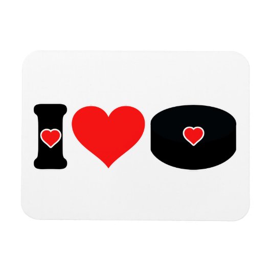 ホッケーが大好き マグネット (横)