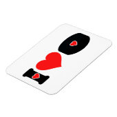 ホッケーが大好き マグネット (左側)