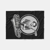 ホッケーのお母さん フリースブランケット (正面(横))