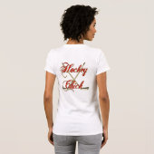 ホッケーのひよこのTシャツ Tシャツ (裏面フル)