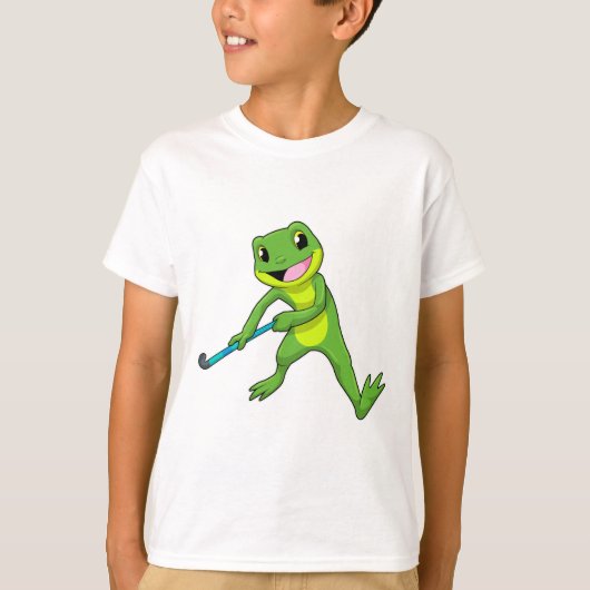 ホッケーのカエルこうもり Tシャツ (正面)