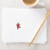 ホッケーのクリスマス ラベル (インサイチュ)