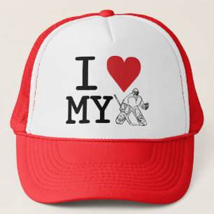 ホッケーのゴーリートラック帽が大好き キャップ