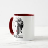 ホッケーのゴールキーパーのお母さん マグカップ (正面左)