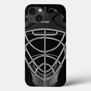 ホッケーのゴールキーパーのヘルメット iPhone 13ケース