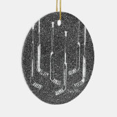 ホッケーのゴールキーパーの棒 セラミックオーナメント (右)