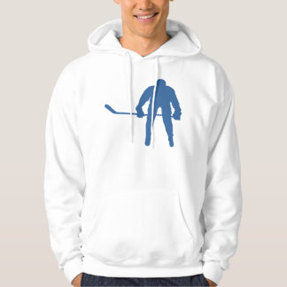 ホッケーのシルエットのスエットシャツ パーカ