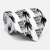 ホッケーのシルエットのTシャツおよびギフト ネクタイ (ロール)