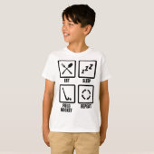 ホッケーのスケジュールトレーニング Tシャツ (正面フル)