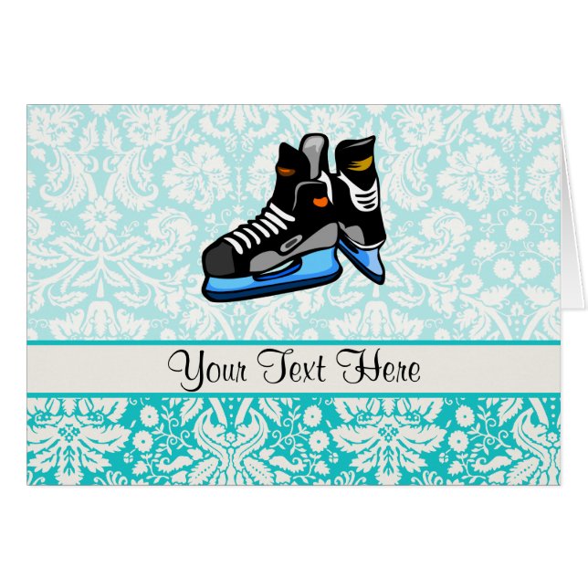 ホッケーのスケート; ダマスク織 (正面横)