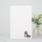 ホッケーのスケート 便箋 (スタンド正面)