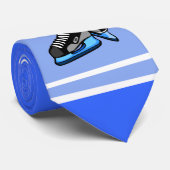 ホッケーのスケート; 青い ネクタイ (ロール)