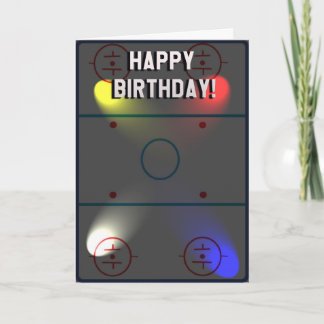 ホッケーのテーマのバースデー・カード カード