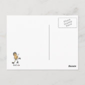 ホッケーのナットのTシャツおよびギフト ポストカード (裏面)