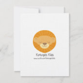 ホッケーのバースデーパーティ招待状4.25 inに 招待状 (裏面)