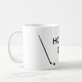 ホッケーのパパのマグ コーヒーマグカップ (左)