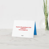 ホッケーのパパカード カード (裏面)