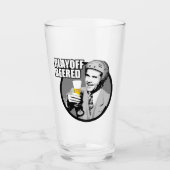 ホッケーのプレーオフBeered タンブラーグラス (正面)