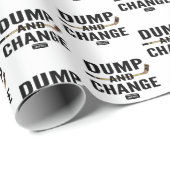 ホッケーのベビーのダンプおよび変更のシャワー ラッピングペーパー (ロールコーナー)