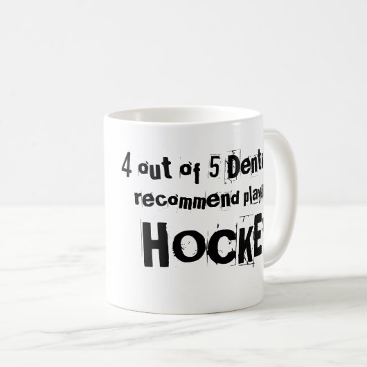 ホッケーのマグを推薦して下さい コーヒーマグカップ (正面右)