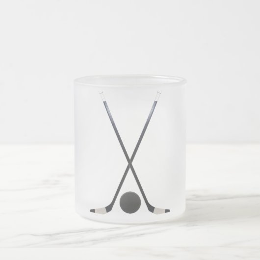 ホッケーのマグ フロストグラスマグカップ (中央)