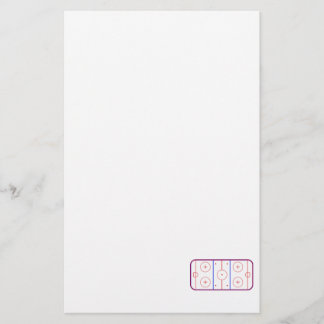 ホッケーのリンク 便箋