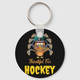 ホッケーの七面鳥に感謝 キーホルダー