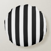 ホッケーの中心の氷のパックの枕 ラウンドクッション (裏面)